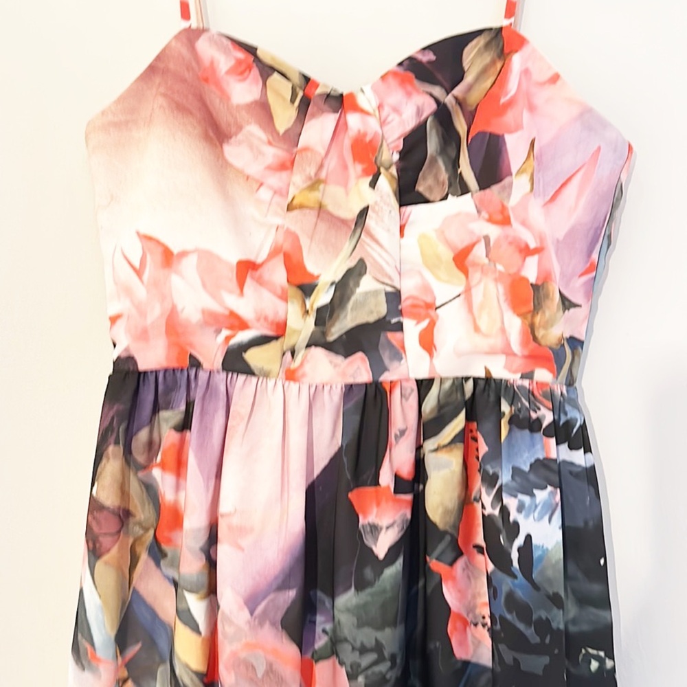 Anthropologie x Corey Lynn Carter Daybreak floral midi dress women size 2 - Picture 9 of 11